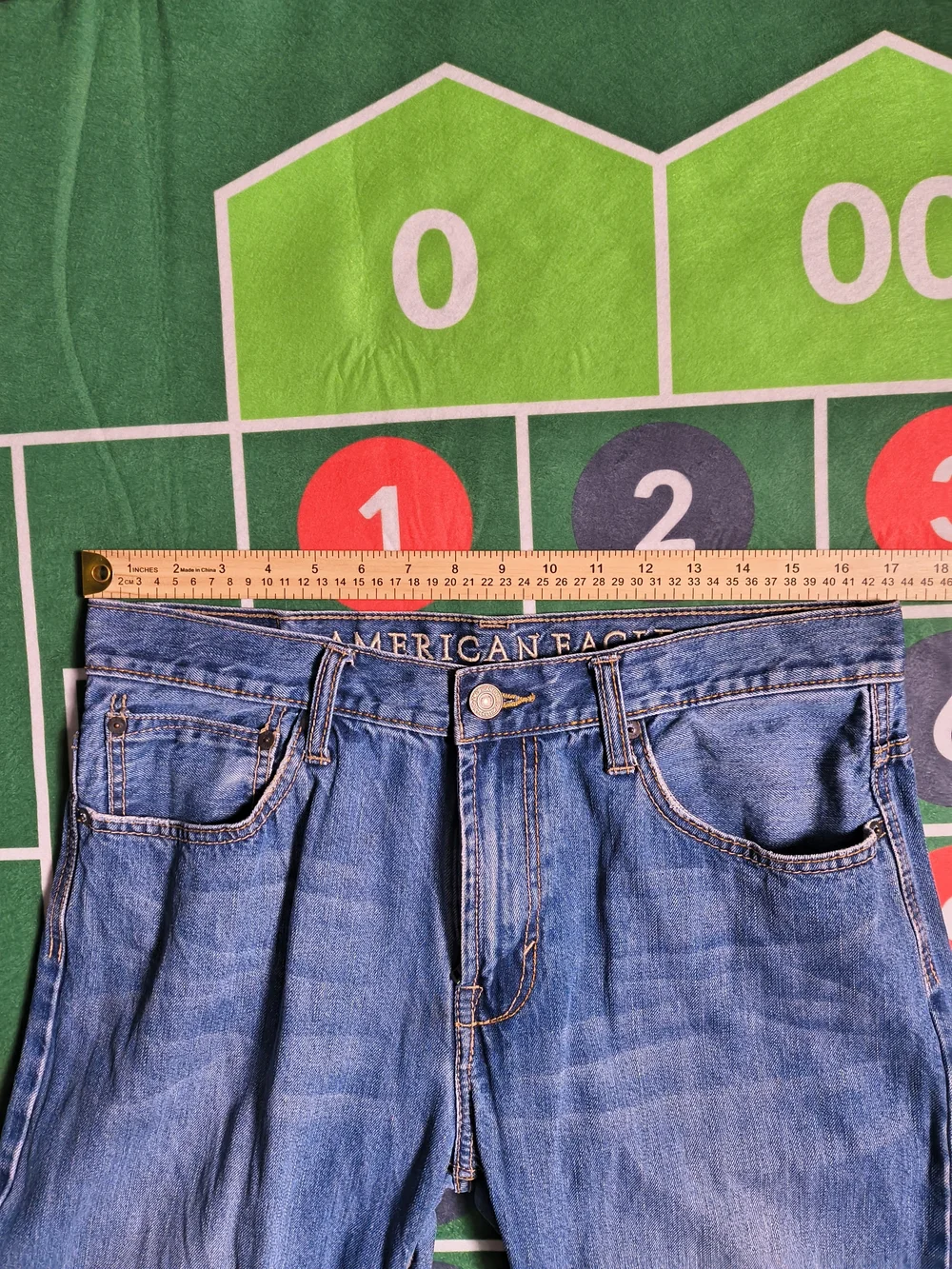 American Eagle Low Loose Jeans 32x29 Baggy Boyfriend Denim Tagged 32x32